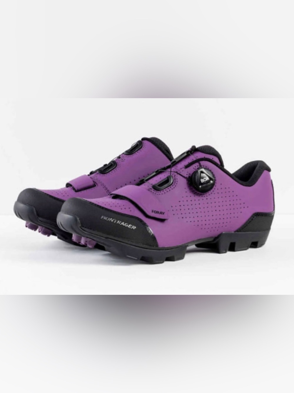 Bontrager Foray MTB Cycling Shoes Womens 10 EU 41.5 Purple BOA SPD Mountain Bike